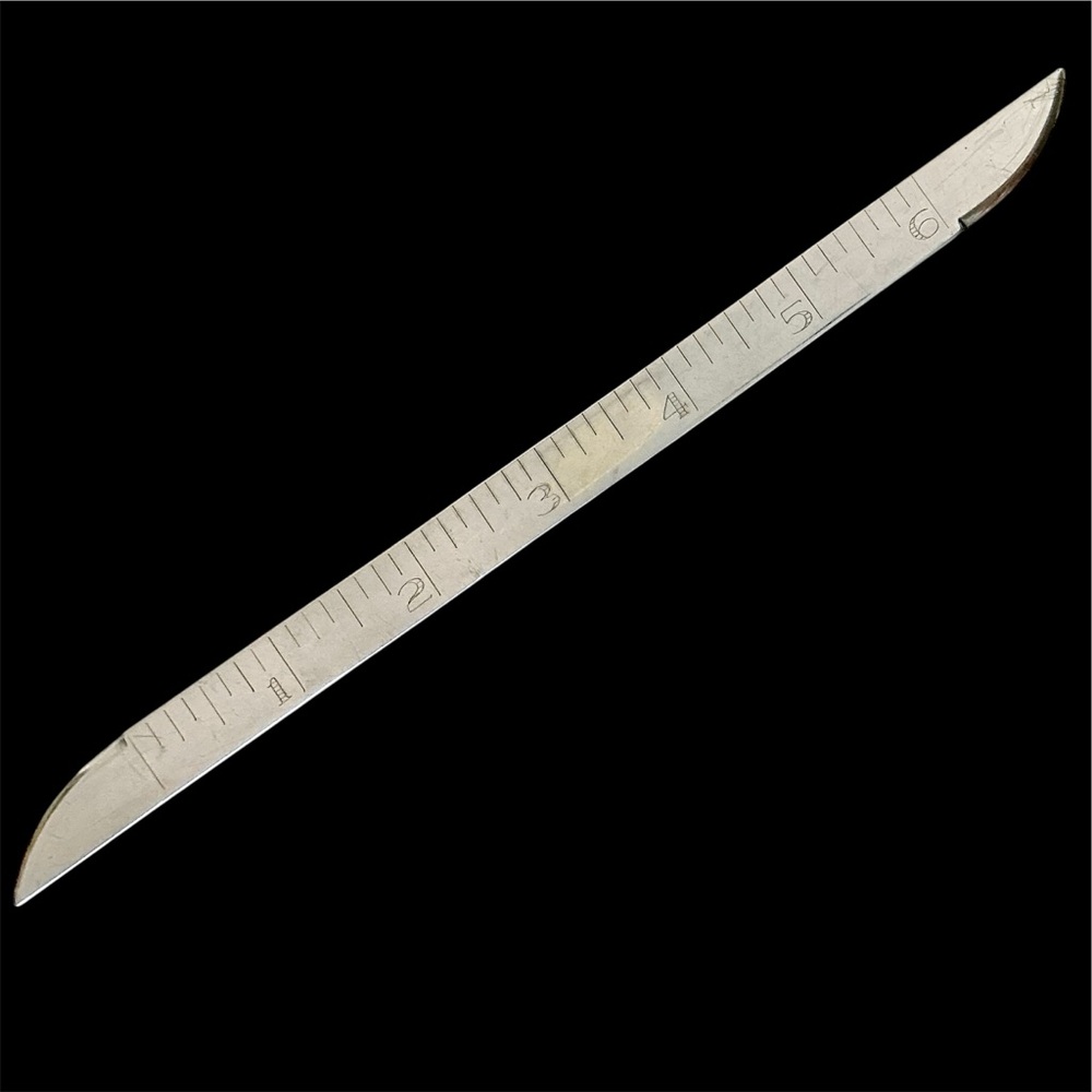 Mid C Modern Sterling 6" Ruler Letter Opener - Leonore Doskow for Tiffany & Co